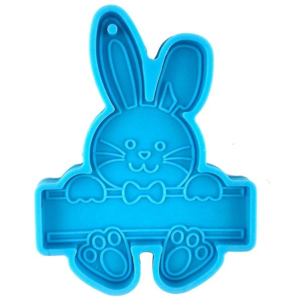 Easter Day Series Charms Key Pendant Dekorativ silikonform for hjemmeinnredning Blue 1