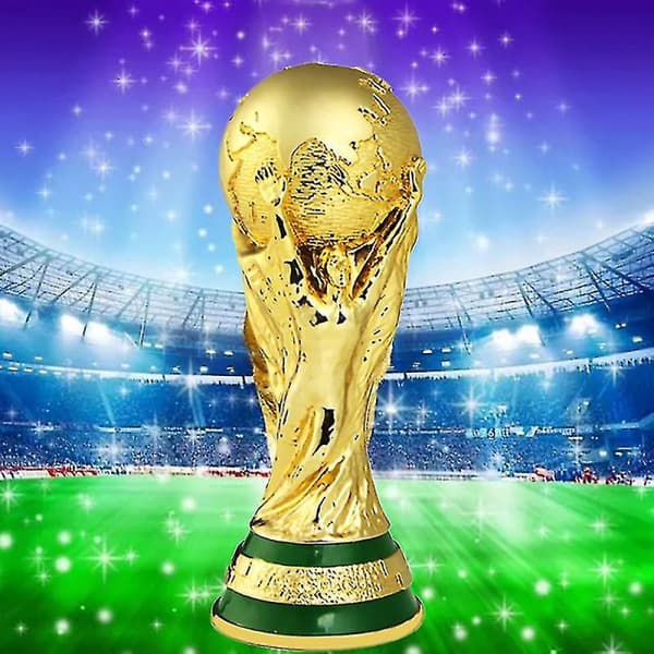 #21cm, VM-fodboldpokal i resin, replika model#