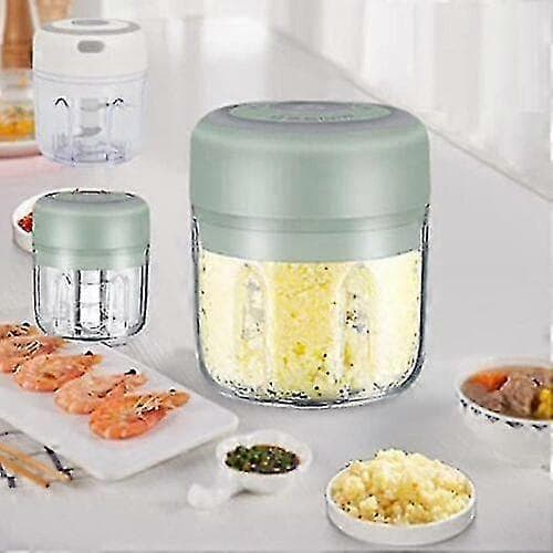 250ml Elektrisk grønnsakskutter Matkutter Hvitløkshakker Kvern Blender Knuser
