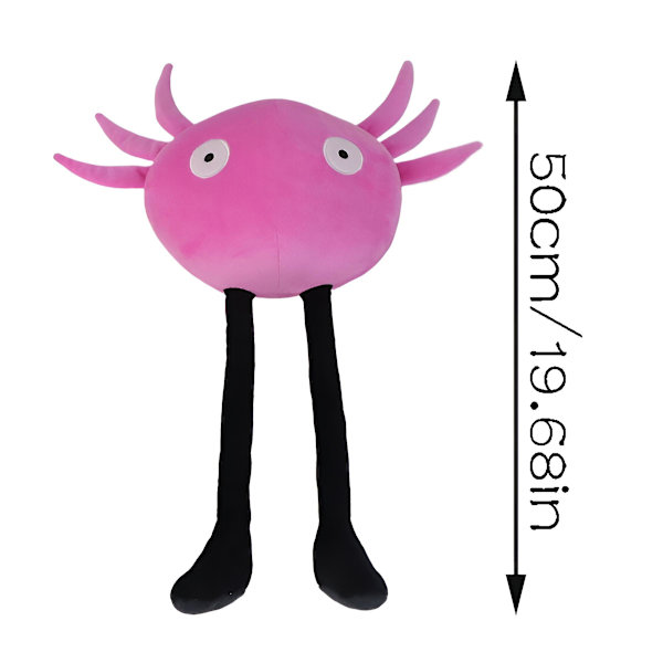 19.68 tommer Kinitopet Kinito Plyslegetøj Kawaii Kinito Axolotl Plysdukke Blød Axolotl Fyldt Dyr Fødselsdagsgave Legetøj Værelsesdekoration