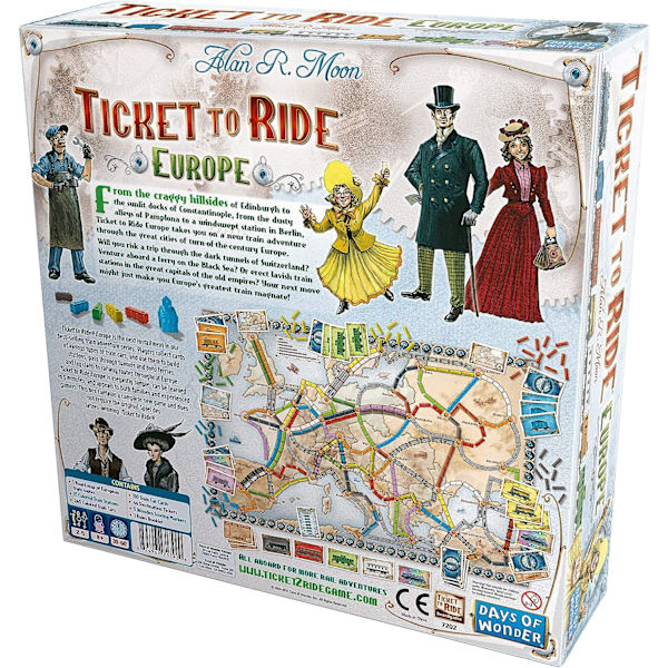 Ticket To Ride Europe Brädspel | Familie