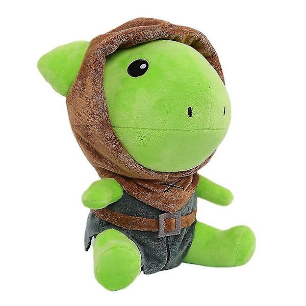 Rajan yli uusi Rogue Goblin -pehmolelu Rogue Goblin -pehmolelu pukeutuu vihreään dinosaurukseen