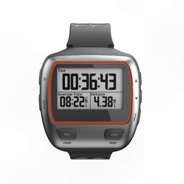 Silikone erstatningsrem til GPS-løbeur Grey Light Grey