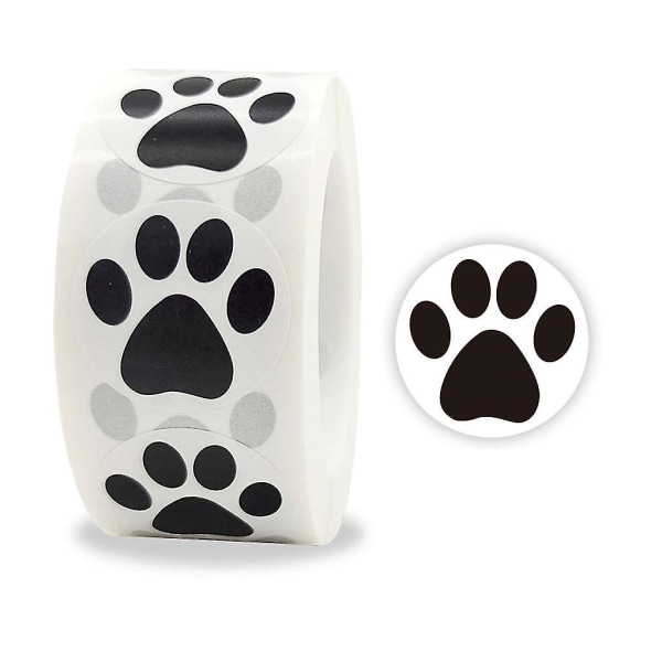 500pcs Paw Print Stickers Dog For Cat Bear Paw Labels Sticker For Laptop Reward Teacher Student