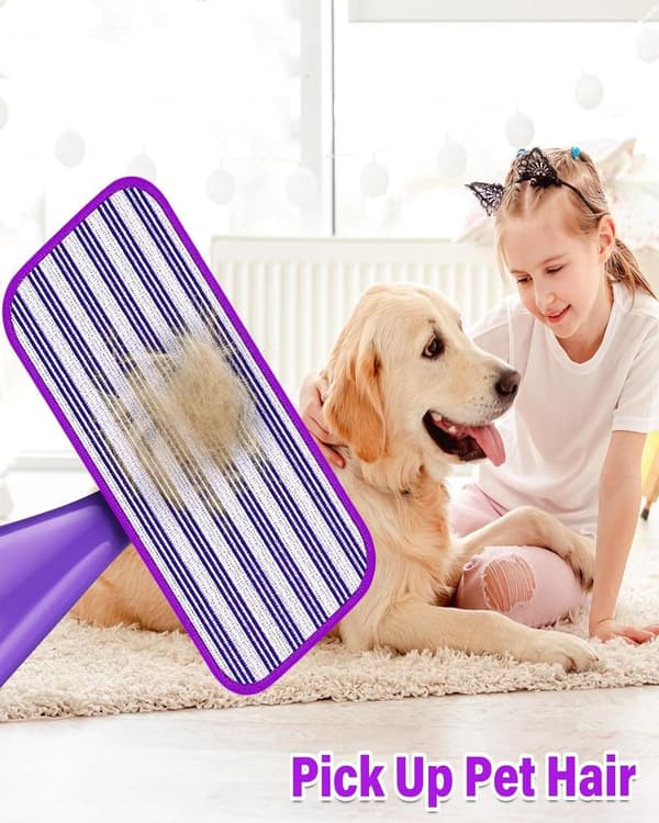 Genanvendelige mikrofiber moppepuder til 6-pak, Power moppepude refills til 12'' spraymopper, maskinvaskbare Power moppepuder erstatningshoveder til blue