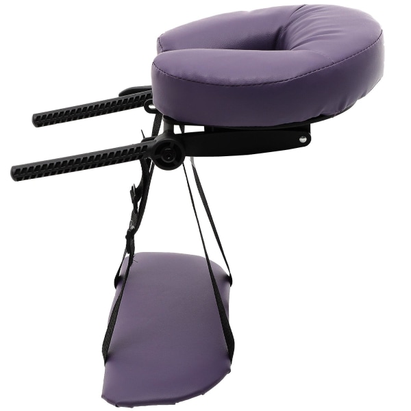 1 Set Massage Nackstöd För Säng Massagebord Ansiktskudde Nackstöd Plattform Purple 29X27X7cm