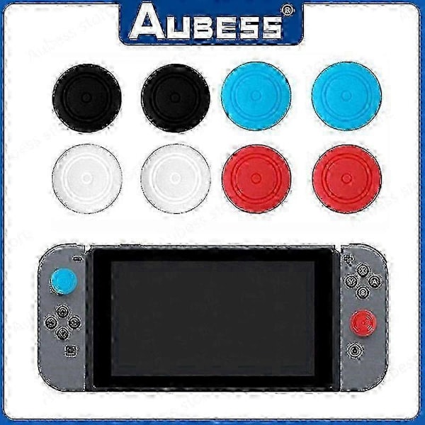 Skridsikker silikone tommelfingergreb til Nintendo Switch, Switch Lite & Switch analog joystick red