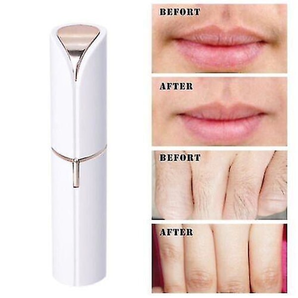 Bimirth Flawless Facial Hair Remover Usb genopladelige 18k guldbelagte resultater White