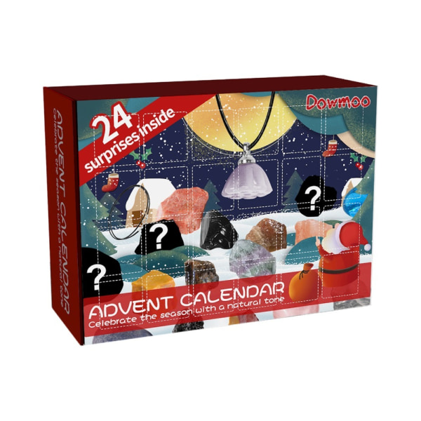 Julkalender Mineral Blind Box Kristallkalender