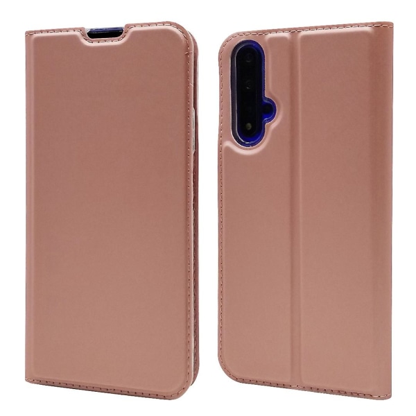 Magneettinen Adsorption Nahkakotelo Huawei Honor 20S/Honor 20/nova 5T:lle Thaimaassa Pink gold Style B Huawei Honor 20