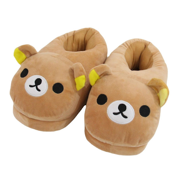 Rilakkuma Tofflor Unisex Vuxna Inomhus Plyschfyllda Skor Eu35-42
