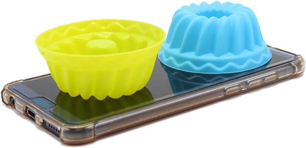 Silikonebageforme, 24-pak Mini Silikonebageforme til kager, Non-stick Muffinsforme, BPA-fri Elegante Dessertforme - Gelé og Muffins D