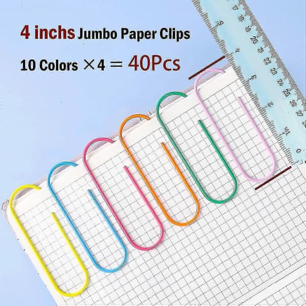Jumbo binders, 50 stk. 10 cm store binders