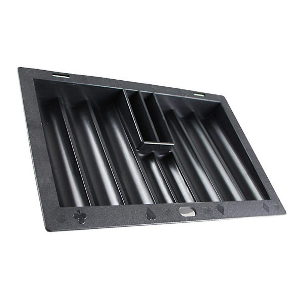 Poker Chip Tray Table Chips Tray Poker Chip Holder Plastbricka för bord