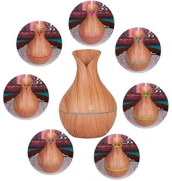 25-26 Ultraljudsluftfuktare Eterisk Olja Diffuser Aromadiffuser 130 ml