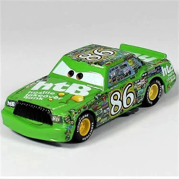 Støpt Lekebilsett - Traktor, Sheriff, Racing & Klassiske Modeller Samling Chick Hicks