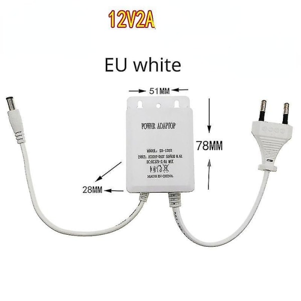 Power Regntät 12v2a Mini Switching Power Adapter 12v24w Led Monitoring Dome Machine Power Supply