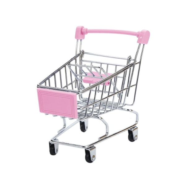 Børn Supermarked Mini Indkøbskurv Mini Supermarked Indkøbskurv Pink