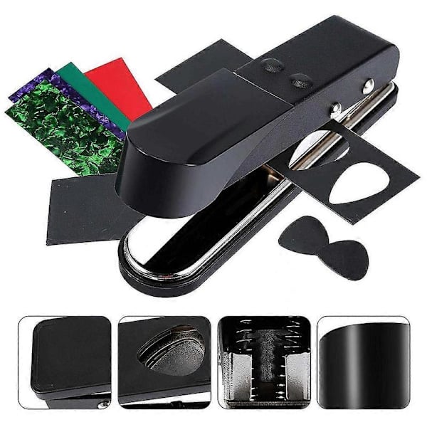 1 Set Gitarrplektrumstans med Gitarrplektrumremsa DIY Gitarrplektrumstans - Perfekt