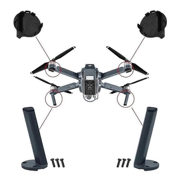 Reservedele til Mavic Pro droner - Landingsben Fødder Base Cover Left front