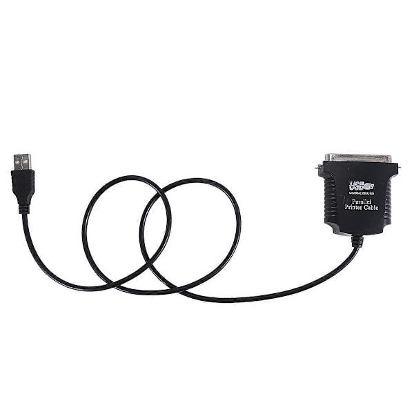USB till Parallel 36 Pin Centronics Printer Adapter Kabel black