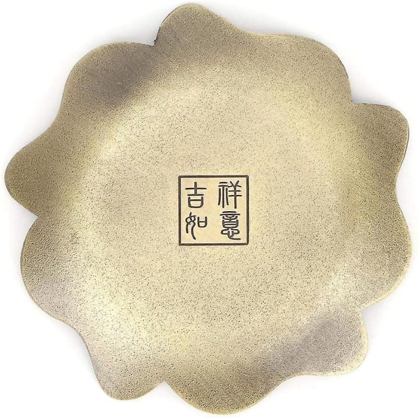 Mini suitsukepuikkoteline Puhdasta kuparia Lotus Flower Censer Wire Coil Suitsuke Creative Kodinsisustus (#1)