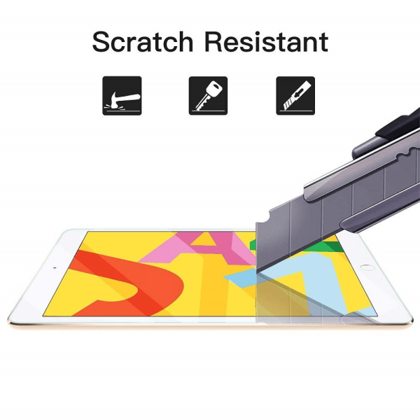 Compatible with iPad Air 10.2 inch - Tempered Screen Protector Rounded Edges