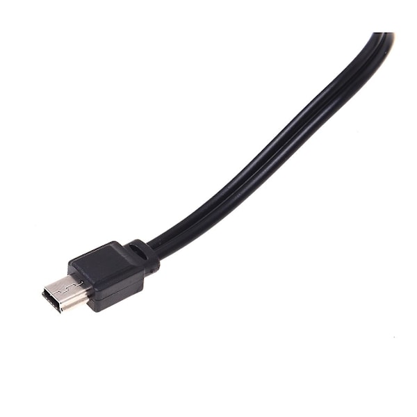 3,5 mm Aux Usb2.0 Hann Mini 5-pin Usb Bærbar Høytaler Lydkabel