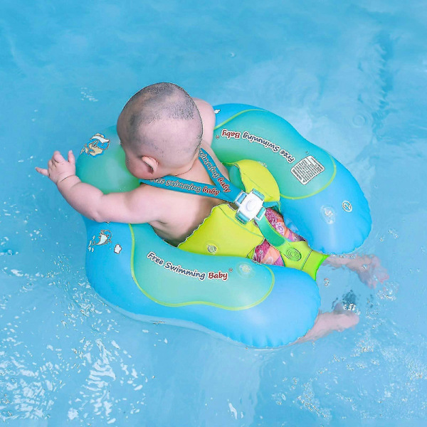 Flytande Babybadring Uppblåsbar Baby Simring Barn Midjering Uppblåsbara Poolleksaker Simbassäng [HK] XL