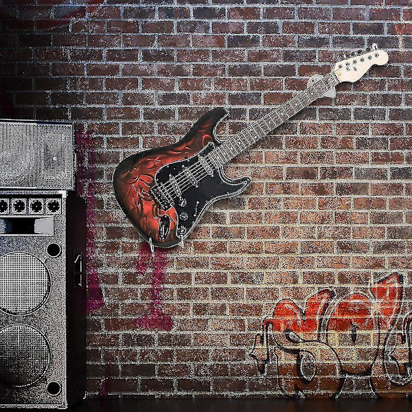 Gitarrväggfäste Premium Kvalitet Akryl Gitarrfäste Med Skruvar, Repfri Gitarrvägg Hängare