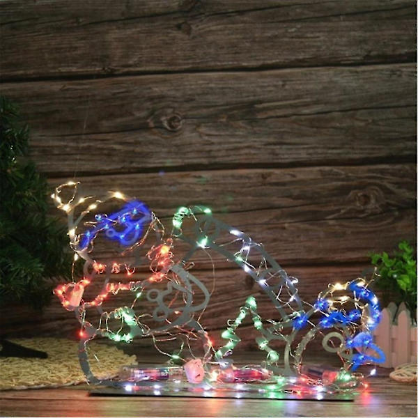 Ulkona joulu lumimies valot Led lamput koristelu ulko pihatie piha A