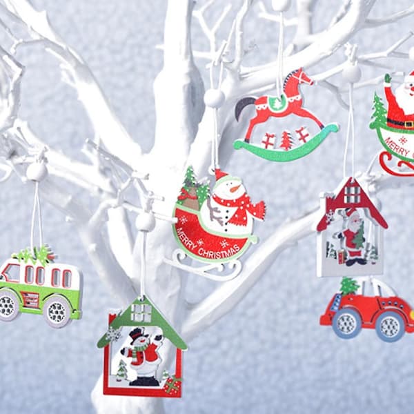 Tretre julepynt i tre style 1