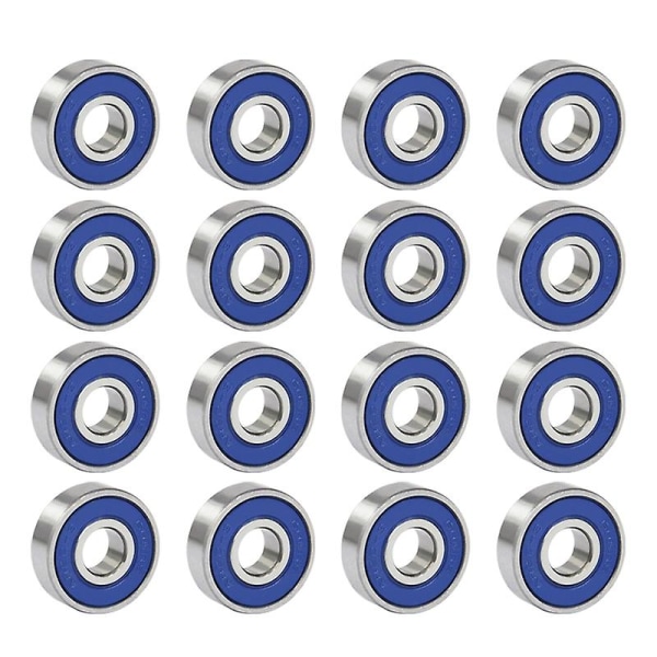 16 stk. Professionelle friktionsfri Abec 9 Skateboard Roller Wheels Højpræcisionsaksler Lejer Stål