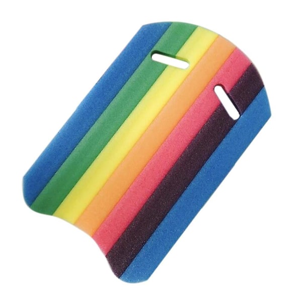 Simbräda för barn och vuxna, regnbågsformad, flytande skumbräda, träningshjälpmedel för poolen Multicolor