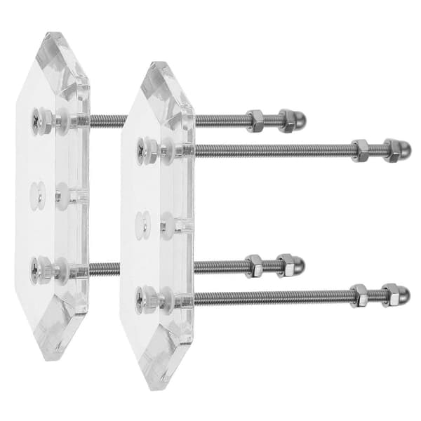 Skateboard Väggfäste Rack Förvaring Display För Modern Estetisk Rum Förbättring 2st Silver