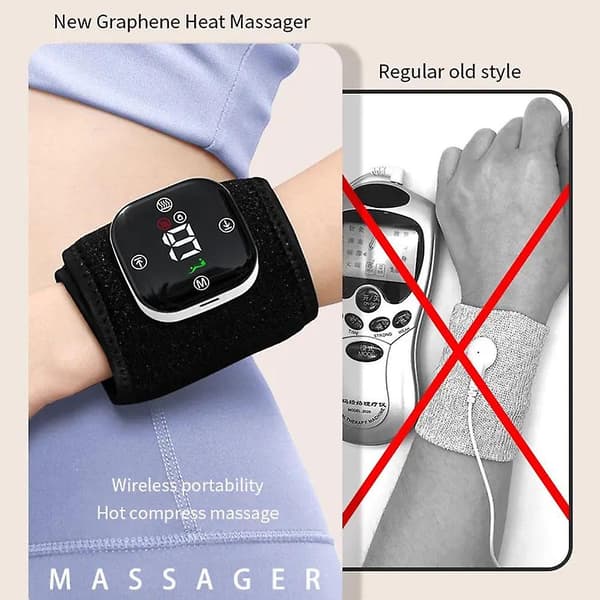 Handledsmassager för smärtlindring - Hand- och handledsmassage, Elektrisk Massager