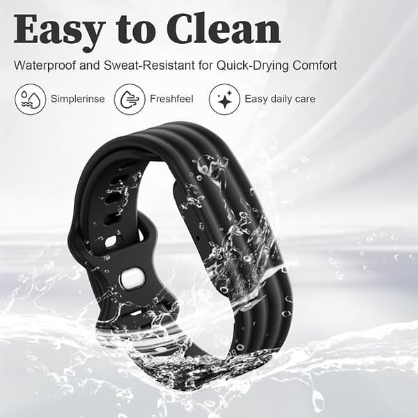Watch strap for Google Fitbit Air, soft silicone replacement strap Starlight
