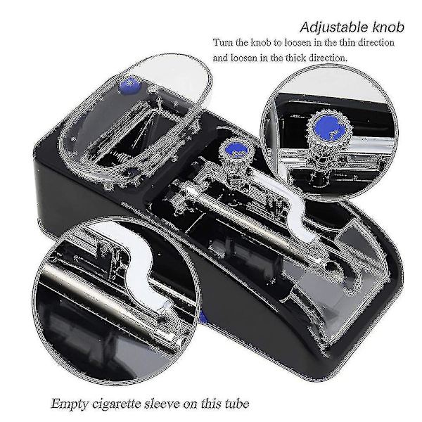 Cigarett Rullmaskin Elektrisk Automatisk Injektor Mini Tobak Rulle