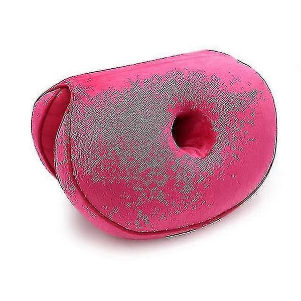 Multifunksjonell dobbel komfort setepute, foldbar hofteløftende sete rose Red