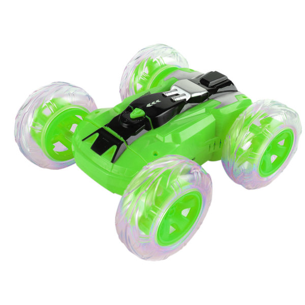360° roter stuntbilmodell LED-lys 4WD høyhastighetsfjernkontroll terrengleke