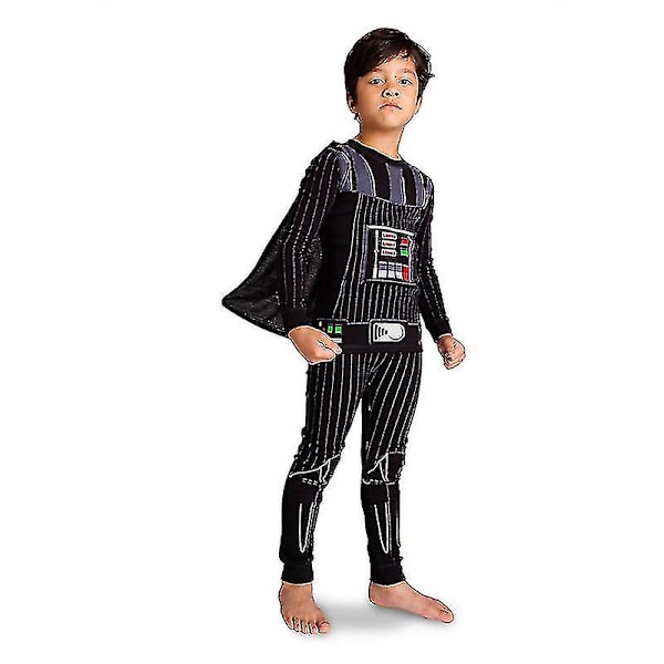 Star Wars Darth Vader Darth Vader Pyjamas Loungewear Pojkar Långärmad Pyjamas Set 120