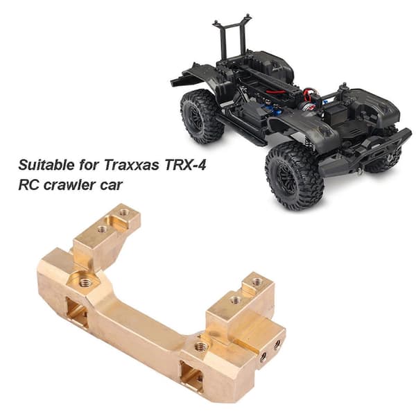 Modellkjøretøy Tilbehør Messing Frontfangerfeste for Traxxas RC Crawler Bil