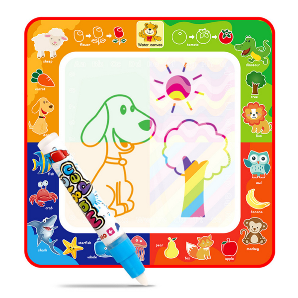 Lasten koulutus Magic Water Painting Color Graffiti Board Toy 29*29CM