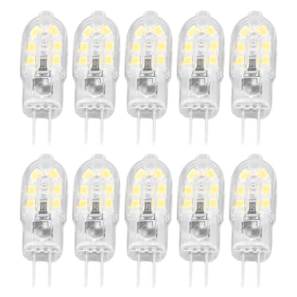 10-pack G4 LED-lampor, dimbara, hög ljusstyrka & CRI[JUN]