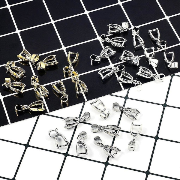 10 stk anhengspenne kjede charms spenne snap leddspenne for DIY smykker Gold