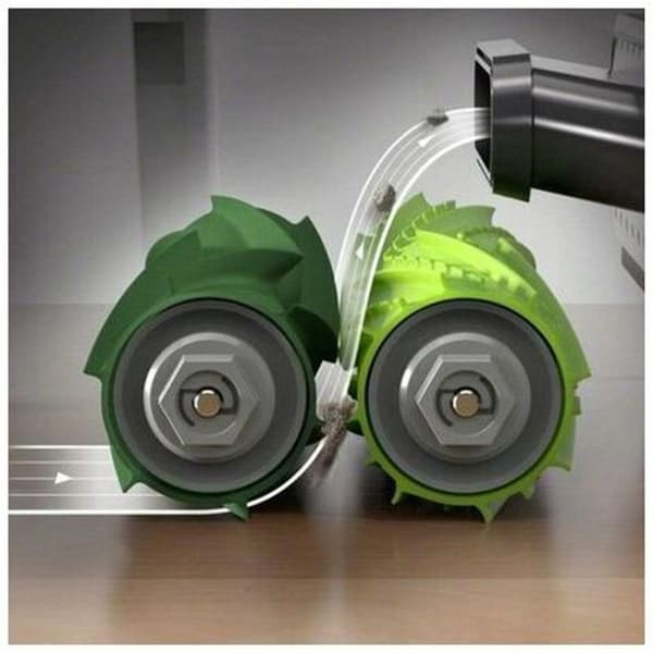Ekstraktorvalsesett for RoombaiRobot i7+ E5 E6 Ekstraktor Sentralbørste Erstatningstilbehørspakke Kompatibel med iRobot RoombaiRobot i7+ E5 E6 Black
