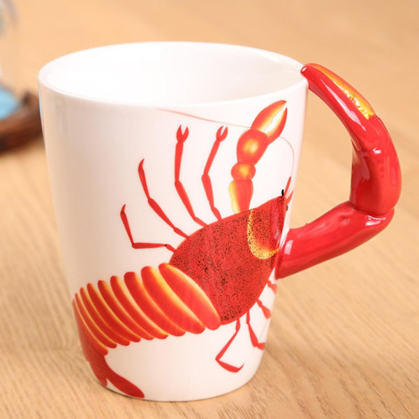 Kawaii krus | 400 ml keramisk kaffekrus 3D dyr | Sjovt dyre kaffekrus, kvinder nyhed kaffekrus til te mælk morgenkaffe