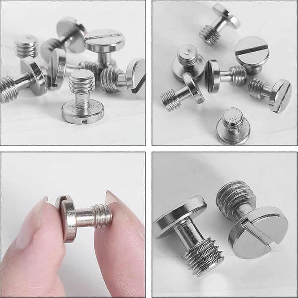 5 stk. stativskruer 3/8 tommer kamera quick release skruer kamera rig tilbehør