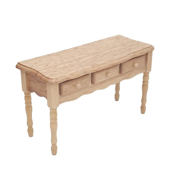 Miniatyyrinen luokkahuoneen pöytämalli Mini House Simulation Table Wood Furniture