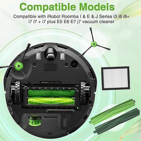 Til IRobot Roomba E5 I3 I7 J7 I4 I7+ I3+ I4+ I6 I6+ I8 I8+ J7+/Plus E6 E7, E&I&J Serien Støvsuger C